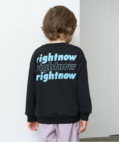 b・ROOM / ビールーム スウェット | 【万能アイテム】選べる6パターンプリントスウェット(黒)