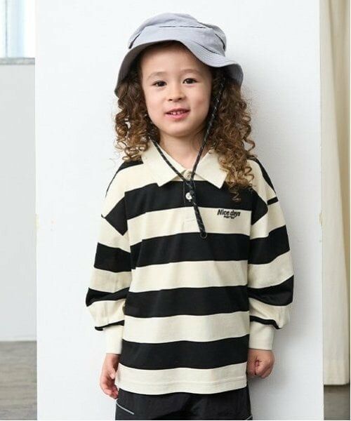 b・ROOM / ビールーム Tシャツ | ビッグシルエットラガーシャツ（黒）