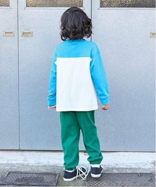 b・ROOM / ビールーム Tシャツ | 【カイテキ天竺】ビッグシルエットバイカラーロゴTシャツ | 詳細12