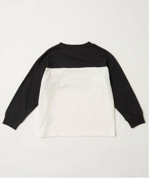 b・ROOM / ビールーム Tシャツ | 【カイテキ天竺】ビッグシルエットバイカラーロゴTシャツ | 詳細4