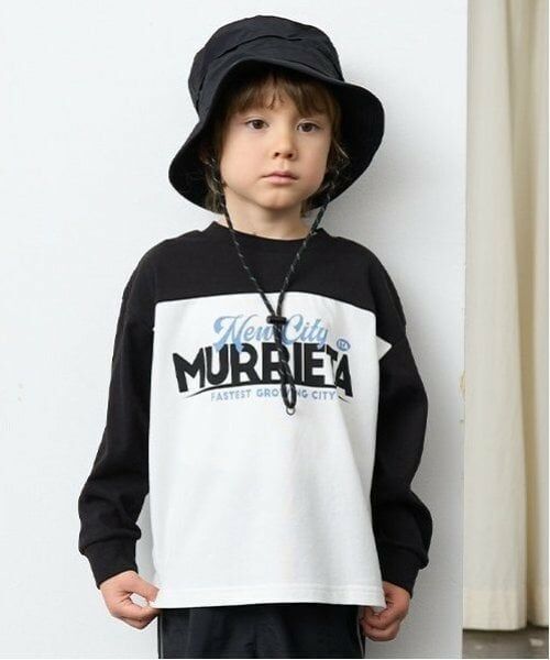 b・ROOM / ビールーム Tシャツ | 【カイテキ天竺】ビッグシルエットバイカラーロゴTシャツ（黒）