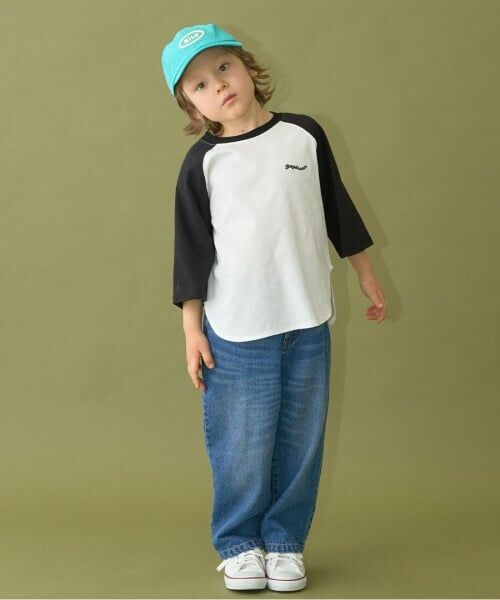 b・ROOM / ビールーム Tシャツ | 【カイテキ天竺】ビッグシルエット7分袖ラグランTシャツ | 詳細11