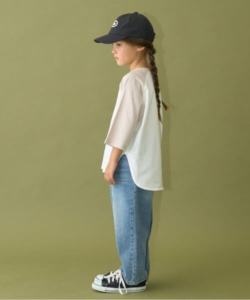 b・ROOM / ビールーム Tシャツ | 【カイテキ天竺】ビッグシルエット7分袖ラグランTシャツ | 詳細2
