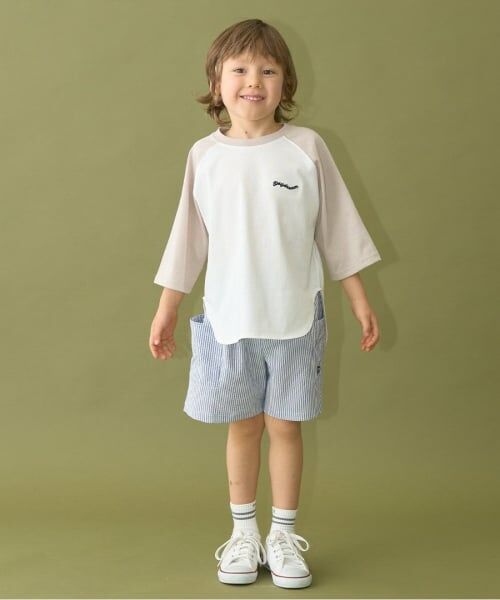 b・ROOM / ビールーム Tシャツ | 【カイテキ天竺】ビッグシルエット7分袖ラグランTシャツ | 詳細3