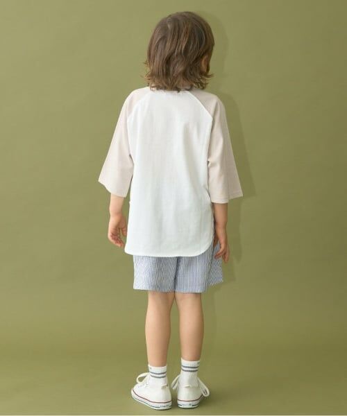 b・ROOM / ビールーム Tシャツ | 【カイテキ天竺】ビッグシルエット7分袖ラグランTシャツ | 詳細4