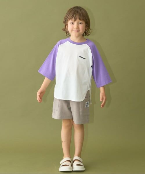 b・ROOM / ビールーム Tシャツ | 【カイテキ天竺】ビッグシルエット7分袖ラグランTシャツ | 詳細9