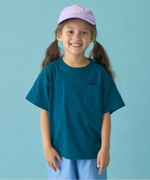 b・ROOM / ビールーム Tシャツ | 【カイテキ天竺】ビッグシルエットベーシックTシャツ（ディープグリーン）