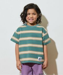 b・ROOM / ビールーム Tシャツ | ビッグシルエット先染めボーダーTシャツ