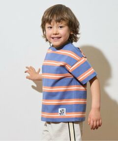 b・ROOM / ビールーム Tシャツ | ビッグシルエット先染めボーダーTシャツ