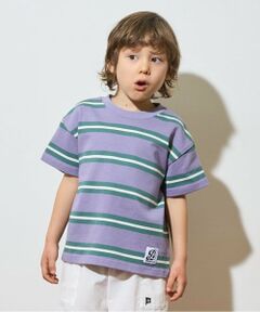 b・ROOM / ビールーム Tシャツ | ビッグシルエット先染めボーダーTシャツ