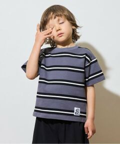 b・ROOM / ビールーム Tシャツ | ビッグシルエット先染めボーダーTシャツ