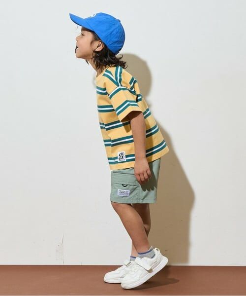b・ROOM / ビールーム Tシャツ | ビッグシルエット先染めボーダーTシャツ | 詳細1