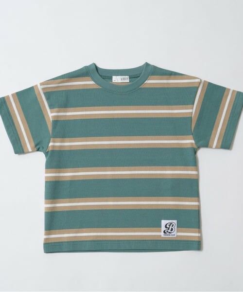 b・ROOM / ビールーム Tシャツ | ビッグシルエット先染めボーダーTシャツ | 詳細15