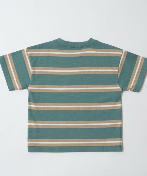 b・ROOM / ビールーム Tシャツ | ビッグシルエット先染めボーダーTシャツ | 詳細16