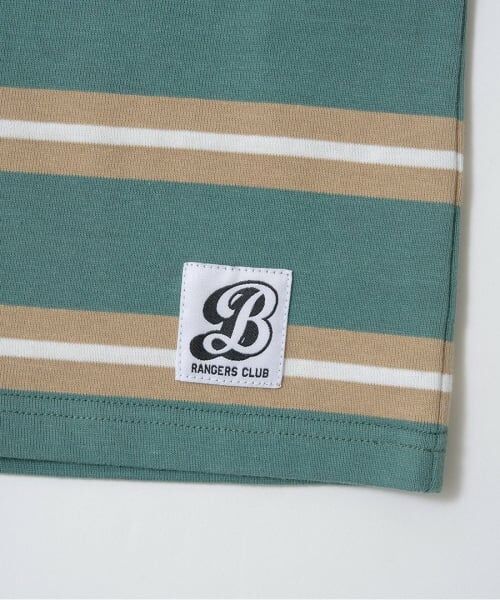 b・ROOM / ビールーム Tシャツ | ビッグシルエット先染めボーダーTシャツ | 詳細17