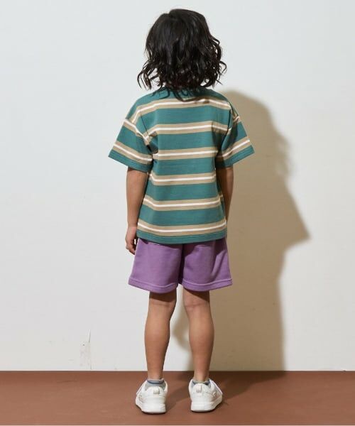 b・ROOM / ビールーム Tシャツ | ビッグシルエット先染めボーダーTシャツ | 詳細4