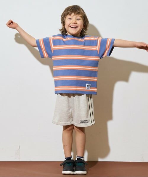 b・ROOM / ビールーム Tシャツ | ビッグシルエット先染めボーダーTシャツ | 詳細5