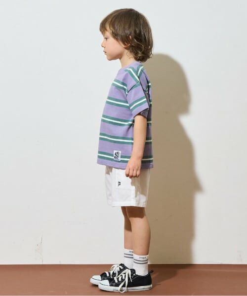 b・ROOM / ビールーム Tシャツ | ビッグシルエット先染めボーダーTシャツ | 詳細7