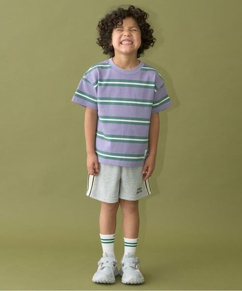 b・ROOM / ビールーム Tシャツ | ビッグシルエット先染めボーダーTシャツ | 詳細8