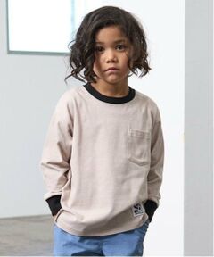 b・ROOM / ビールーム Tシャツ | 【カイテキ天竺】バイカラーポケットTシャツ