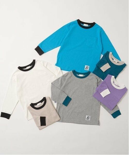 b・ROOM / ビールーム Tシャツ | 【カイテキ天竺】バイカラーポケットTシャツ | 詳細1