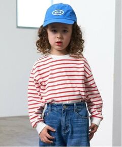 【カイテキ天竺】ボーダー長袖Tシャツ