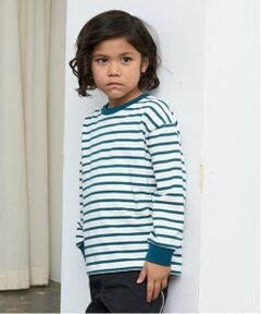 b・ROOM / ビールーム Tシャツ | 【カイテキ天竺】ボーダー長袖Tシャツ