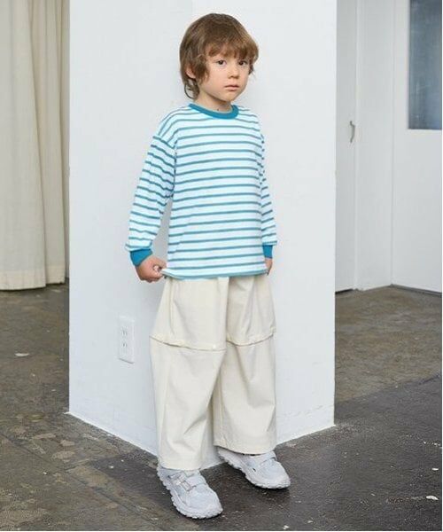 b・ROOM / ビールーム Tシャツ | 【カイテキ天竺】ボーダー長袖Tシャツ | 詳細12