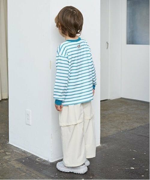 b・ROOM / ビールーム Tシャツ | 【カイテキ天竺】ボーダー長袖Tシャツ | 詳細13