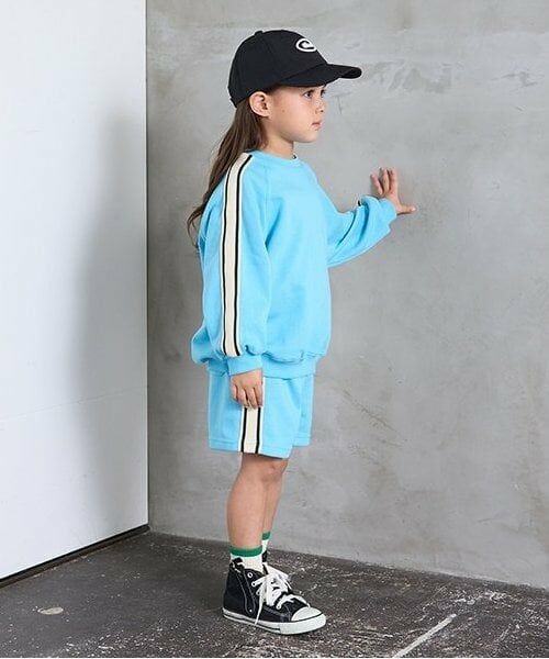 b・ROOM / ビールーム スウェット | ラインラグランスウェット | 詳細12