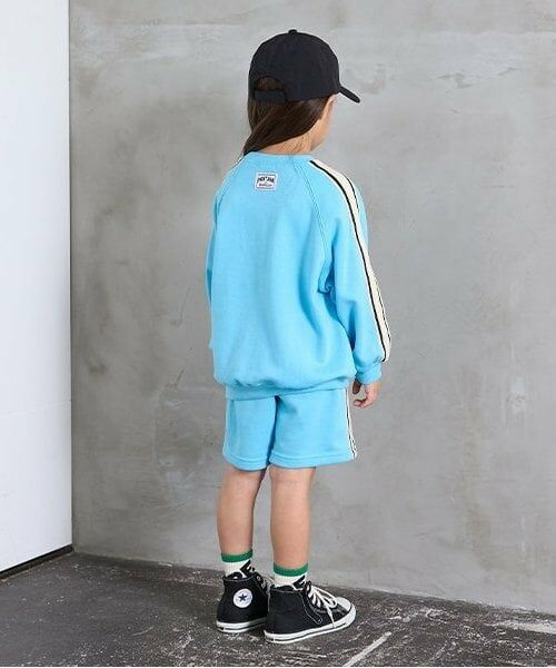 b・ROOM / ビールーム スウェット | ラインラグランスウェット | 詳細13