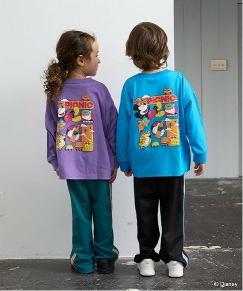 b・ROOM / ビールーム Tシャツ | 【Disney】【カイテキ天竺】ミッキーマウス/ピクニックTシャツ | 詳細18