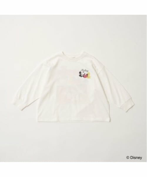 b・ROOM / ビールーム Tシャツ | 【Disney】【カイテキ天竺】ミッキーマウス/ピクニックTシャツ | 詳細2