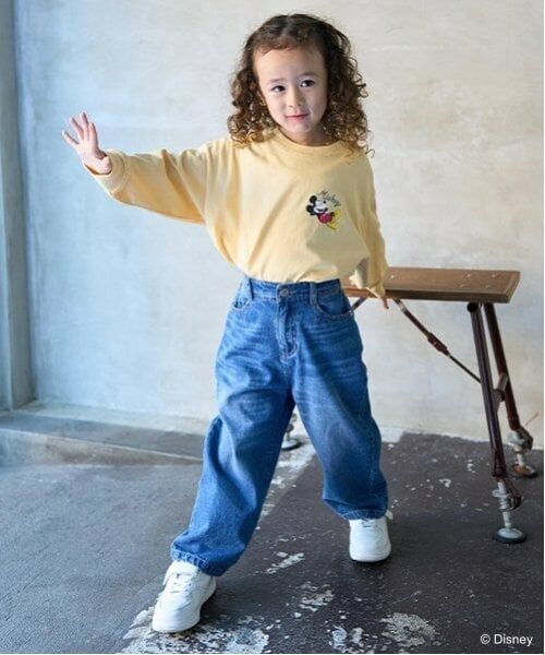 b・ROOM / ビールーム Tシャツ | 【Disney】【カイテキ天竺】ミッキーマウス/ピクニックTシャツ | 詳細8