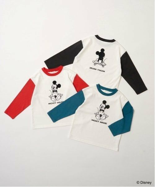 b・ROOM / ビールーム Tシャツ | 【Disney】【カイテキ天竺】ミッキーマウス/スケボーTシャツ | 詳細1