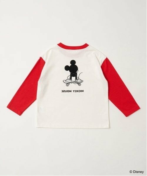 b・ROOM / ビールーム Tシャツ | 【Disney】【カイテキ天竺】ミッキーマウス/スケボーTシャツ | 詳細3
