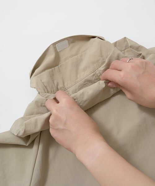 b・ROOM / ビールーム ブルゾン | 【撥水加工】収納袋付きマウンテンパーカ | 詳細5