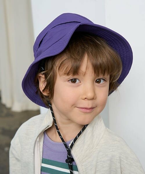b・ROOM / ビールーム ハット | 【撥水加工】小さく収納できるハット（パープル）