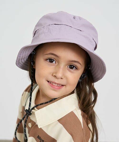 b・ROOM / ビールーム ハット | 【撥水加工】小さく収納できるハット（ラベンダー）
