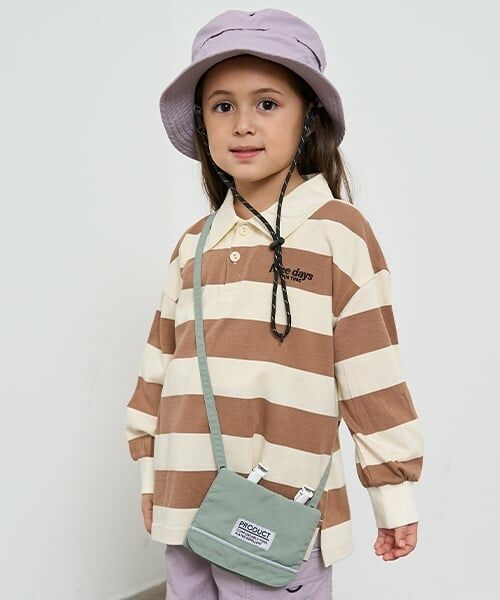 b・ROOM / ビールーム ショルダーバッグ | 【撥水加工】移動ポケット（薄カーキ）