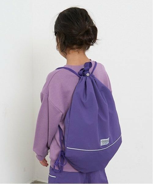 b・ROOM / ビールーム リュック・バックパック | 【撥水加工】らくらくナップ（パープル）