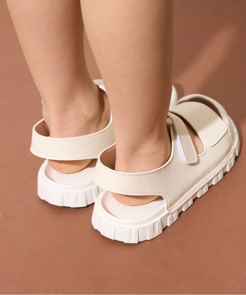 b・ROOM / ビールーム サンダル | フロントカバーで安心合皮サンダル | 詳細2