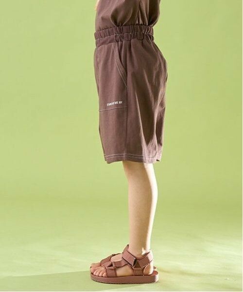 b・ROOM / ビールーム ショート・ハーフ・半端丈パンツ | 【セットアップ可能】【カイテキ天竺】配色ステッチ5分丈パンツ | 詳細12