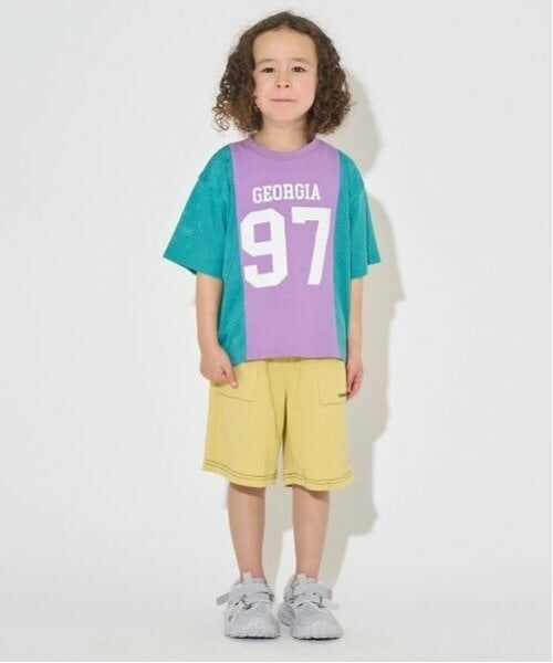 b・ROOM / ビールーム ショート・ハーフ・半端丈パンツ | 【セットアップ可能】【カイテキ天竺】配色ステッチ5分丈パンツ | 詳細14