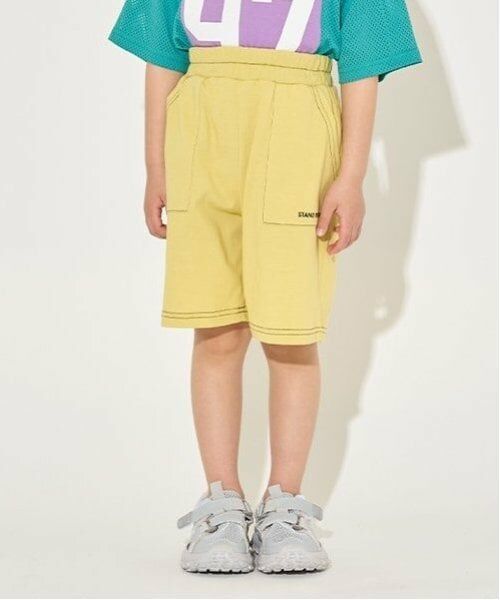 b・ROOM / ビールーム ショート・ハーフ・半端丈パンツ | 【セットアップ可能】【カイテキ天竺】配色ステッチ5分丈パンツ | 詳細15