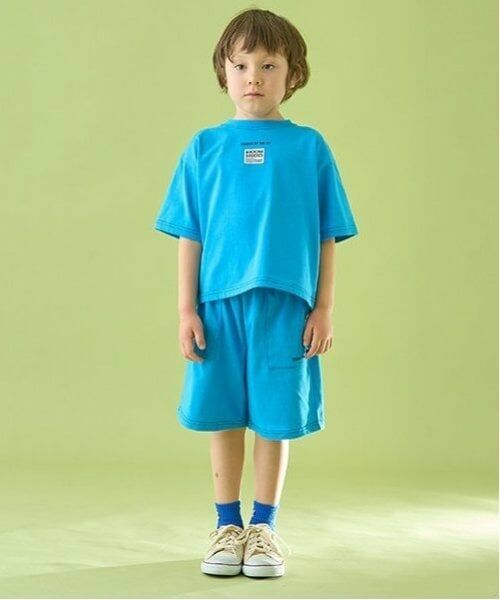 b・ROOM / ビールーム ショート・ハーフ・半端丈パンツ | 【セットアップ可能】【カイテキ天竺】配色ステッチ5分丈パンツ | 詳細21