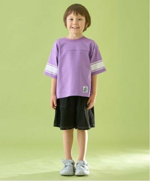 b・ROOM / ビールーム ショート・ハーフ・半端丈パンツ | 【セットアップ可能】【カイテキ天竺】配色ステッチ5分丈パンツ | 詳細25