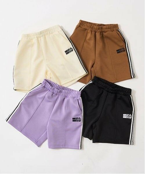 b・ROOM / ビールーム ショート・ハーフ・半端丈パンツ | トラックタック4分丈パンツ | 詳細1