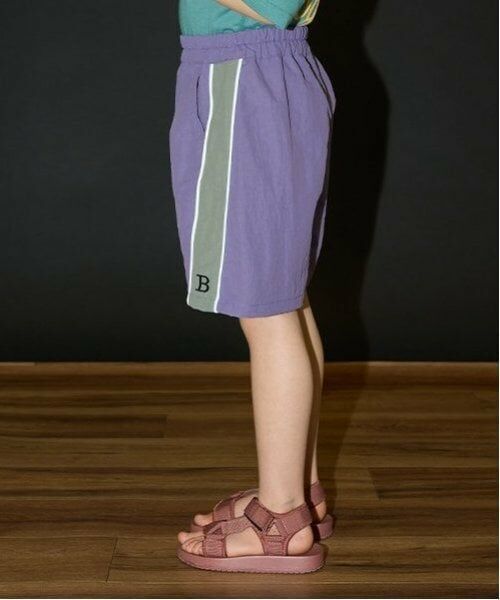 b・ROOM / ビールーム ショート・ハーフ・半端丈パンツ | サイド切替え4分丈パンツ | 詳細14