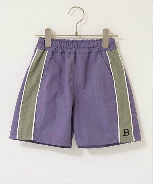 b・ROOM / ビールーム ショート・ハーフ・半端丈パンツ | サイド切替え4分丈パンツ | 詳細2